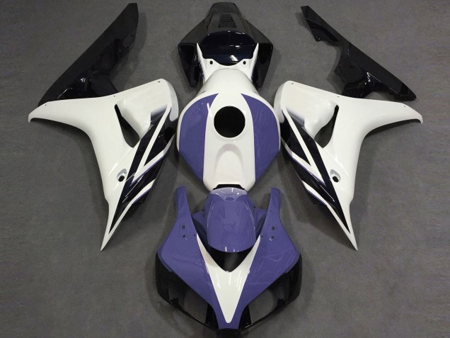 06-07 Gloss White Blue and Black CBR1000RR Fairings 06-07 Gloss White Blue and Black CBR1000RR Fairings