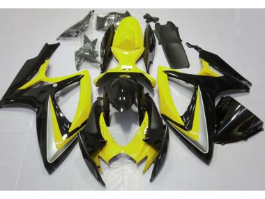 06-07 Gloss Yellow Debadged GSXR 600-750 Fairings