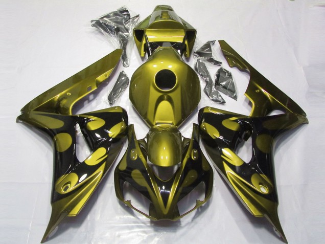 06-07 Gloss Yellow and Black CBR1000RR Fairings