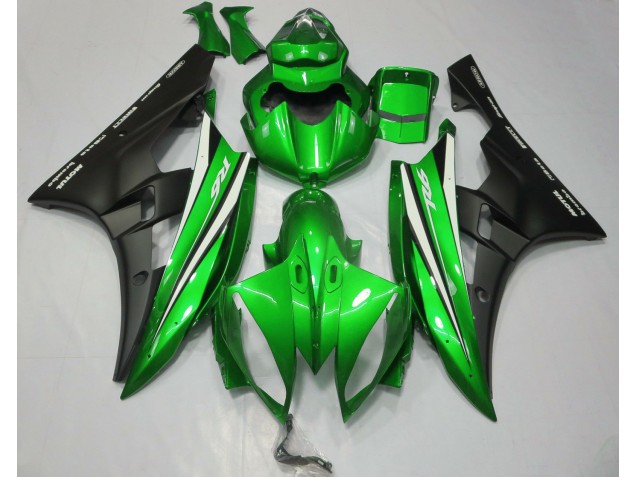 06-07 Green Black and White R6 Fairings 06-07 Green Black and White R6 Fairings