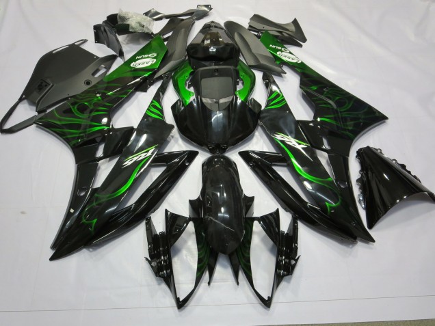 06-07 Green Flame R6 Fairings 06-07 Green Flame R6 Fairings