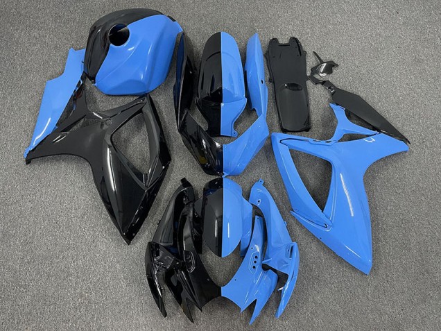 06-07 Half Blue and Black GSXR 600-750 Fairings 06-07 Half Blue and Black GSXR 600-750 Fairings