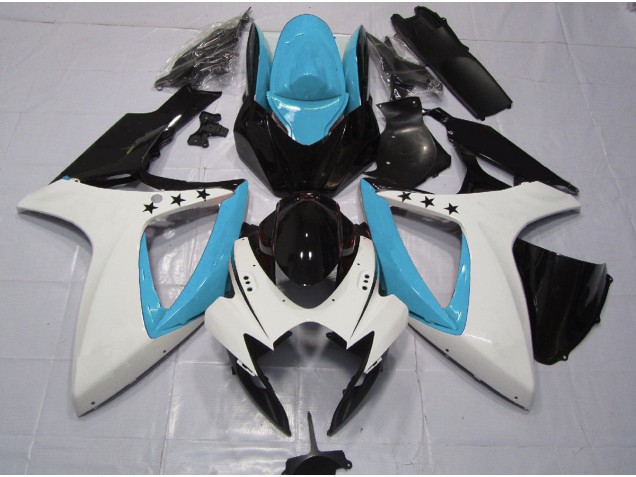 06-07 Light Blue Star GSXR 600-750 Fairings 06-07 Light Blue Star GSXR 600-750 Fairings