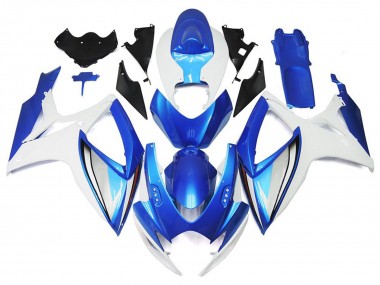 06-07 Light Blue and Deep Blue OEM Style GSXR 600-750 Fairings
