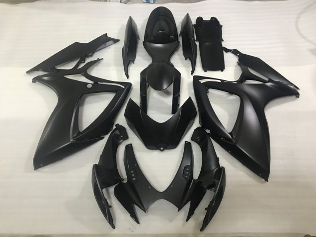 06-07 Matte Black GSXR 600-750 Fairings 06-07 Matte Black GSXR 600-750 Fairings
