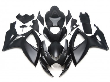 06-07 Matte Black OEM Custom Style GSXR 600-750 Fairings