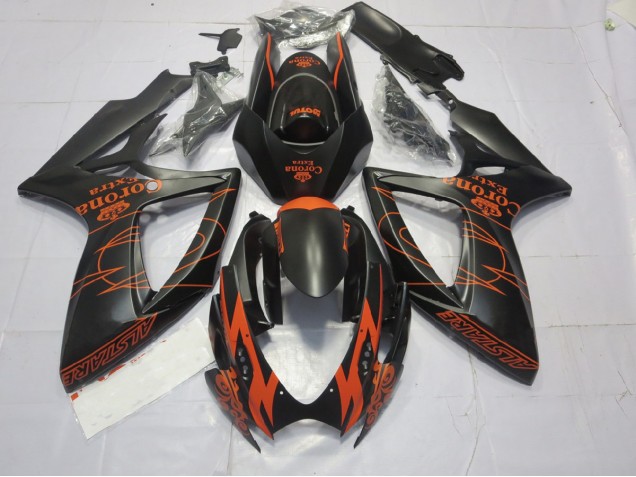 06-07 Orange Matte GSXR 600-750 Fairings 06-07 Orange Matte GSXR 600-750 Fairings