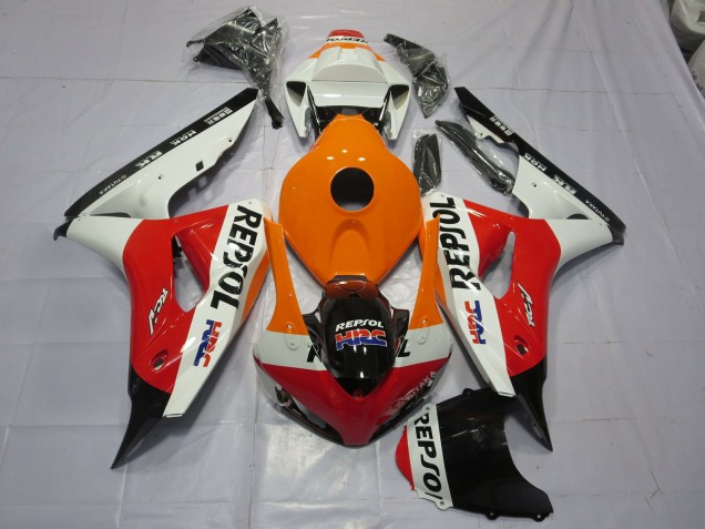 06-07 Orange Repsol CBR1000RR Fairings 06-07 Orange Repsol CBR1000RR Fairings