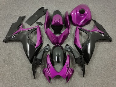 06-07 Purple and Black GSXR 600-750 Fairings