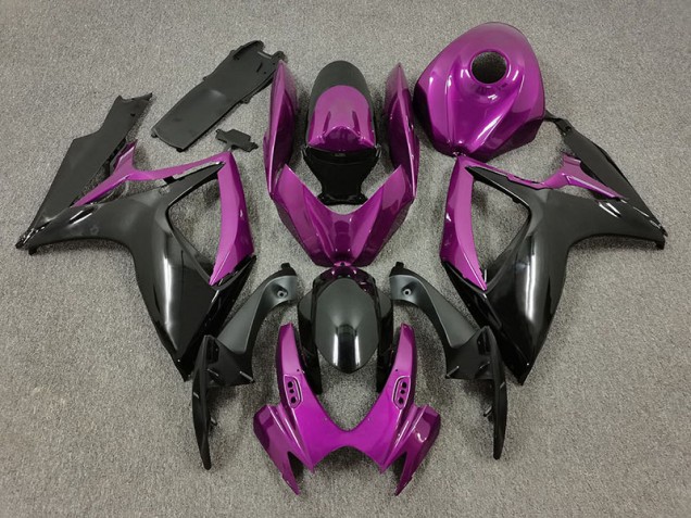06-07 Purple and Black GSXR 600-750 Fairings 06-07 Purple and Black GSXR 600-750 Fairings
