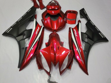 06-07 Red Black and White R6 Fairings