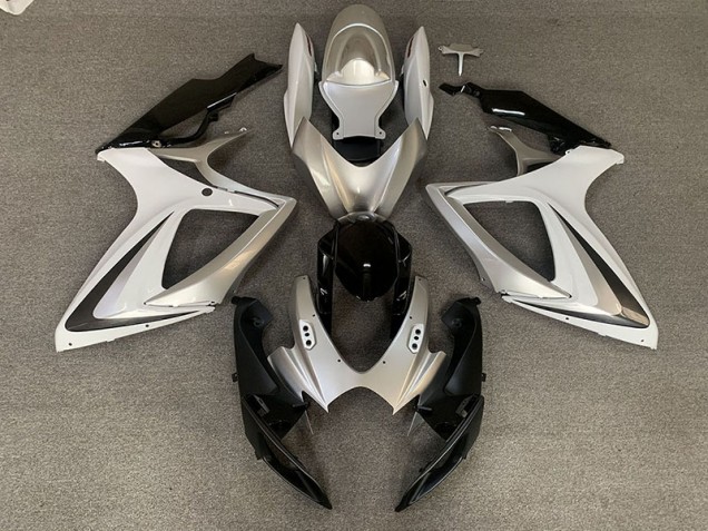 06-07 Silver White OEM Style GSXR 600-750 Fairings 06-07 Silver White OEM Style GSXR 600-750 Fairings