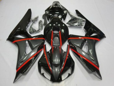 06-07 Silver and Black CBR1000RR Fairings