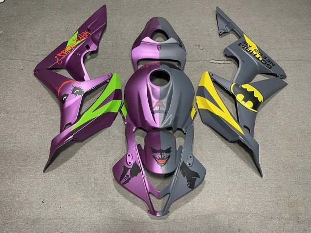 07-08 Bat Man vs Joker Matte CBR600RR Fairings 07-08 Bat Man vs Joker Matte CBR600RR Fairings