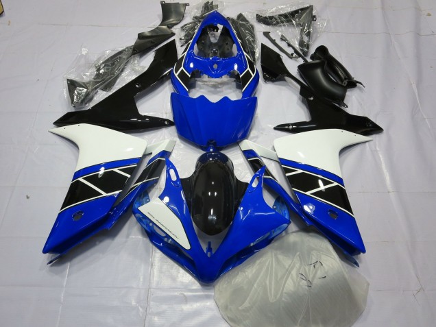 07-08 Black Black and White R1 Fairings 07-08 Black Black and White R1 Fairings