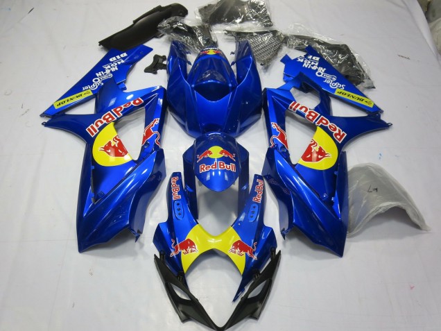 07-08 Blue Red Bull GSXR 1000 Fairings 07-08 Blue Red Bull GSXR 1000 Fairings