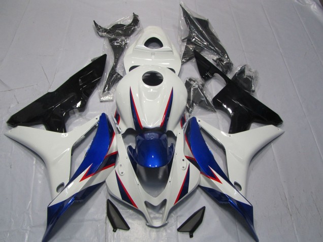 07-08 Blue White OEM Style CBR600RR Fairings 07-08 Blue White OEM Style CBR600RR Fairings