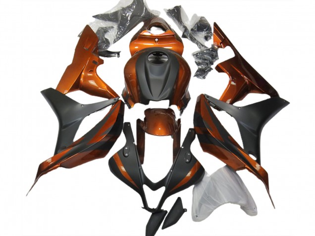 07-08 Burnt Orange and Matte Black CBR600RR Fairings 07-08 Burnt Orange and Matte Black CBR600RR Fairings