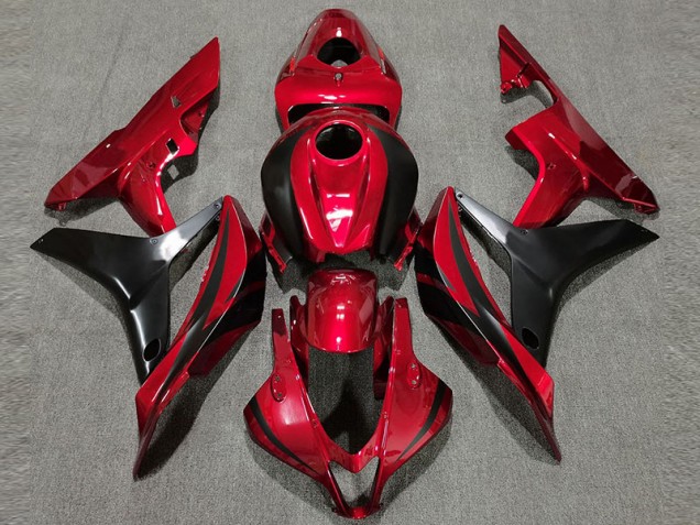 07-08 Deep Red OEM Style CBR600RR Fairings 07-08 Deep Red OEM Style CBR600RR Fairings