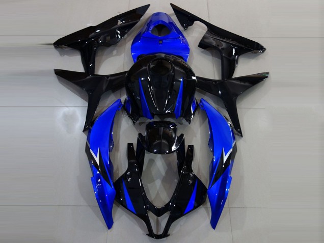 07-08 Gloss Black and Blue CBR600RR Fairings 07-08 Gloss Black and Blue CBR600RR Fairings