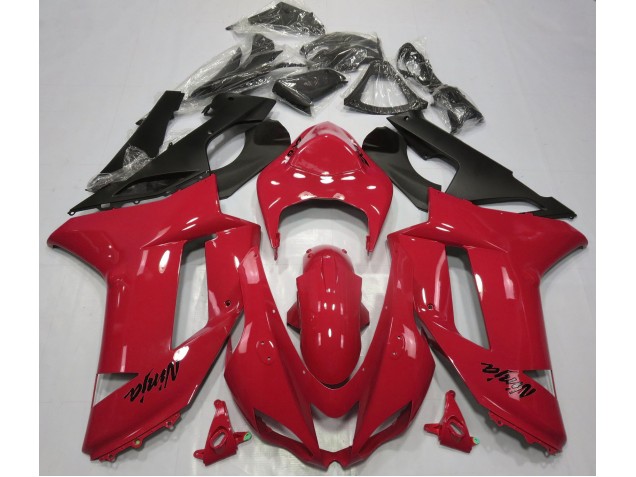 07-08 Gloss Red ZX6R Fairings 07-08 Gloss Red ZX6R Fairings