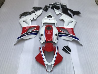 07-08 Gloss Red and White CBR600RR Fairings