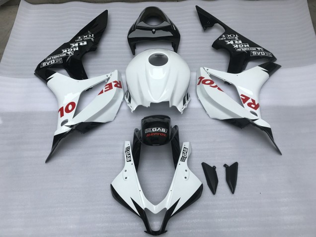 07-08 Gloss White & Red Repsol CBR600RR Fairings 07-08 Gloss White & Red Repsol CBR600RR Fairings