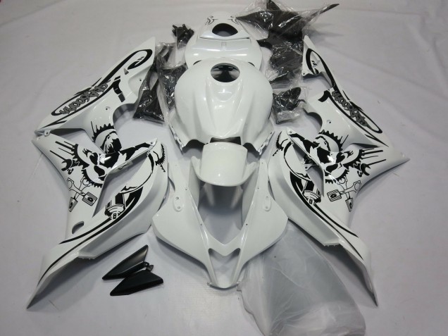 07-08 Gloss White Special Design CBR600RR Fairings 07-08 Gloss White Special Design CBR600RR Fairings
