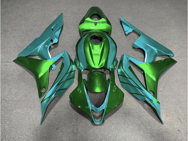 07-08 Green & Teal CBR600RR Fairings 07-08 Green & Teal CBR600RR Fairings