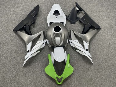 07-08 Green White and Grey CBR600RR Fairings