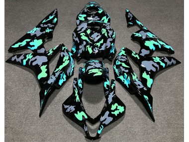 07-08 Green and Grey Camouflage CBR600RR Fairings