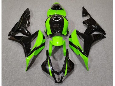 07-08 Lime Green and Black CBR600RR Fairings