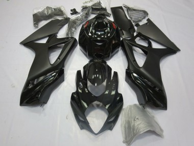 07-08 Matte Black Gloss GSXR 1000 Fairings
