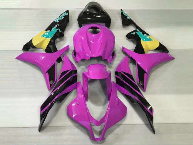 07-08 Pink & Teal Bull CBR600RR Fairings 07-08 Pink & Teal Bull CBR600RR Fairings