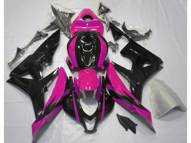 07-08 Pink and Black OEM Design CBR600RR Fairings 07-08 Pink and Black OEM Design CBR600RR Fairings