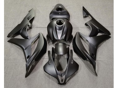 07-08 Plain Matte Black CBR600RR Fairings