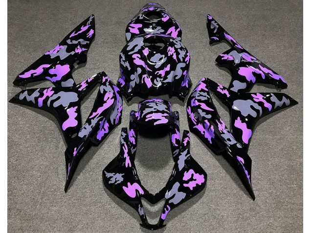 07-08 Purple and Grey Camouflage CBR600RR Fairings 07-08 Purple and Grey Camouflage CBR600RR Fairings