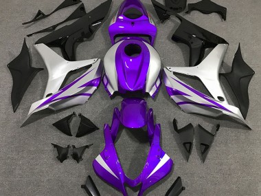 07-08 Purple and Silver OEM Style CBR600RR Fairings