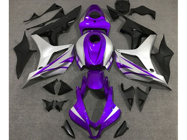 07-08 Purple and Silver OEM Style CBR600RR Fairings 07-08 Purple and Silver OEM Style CBR600RR Fairings
