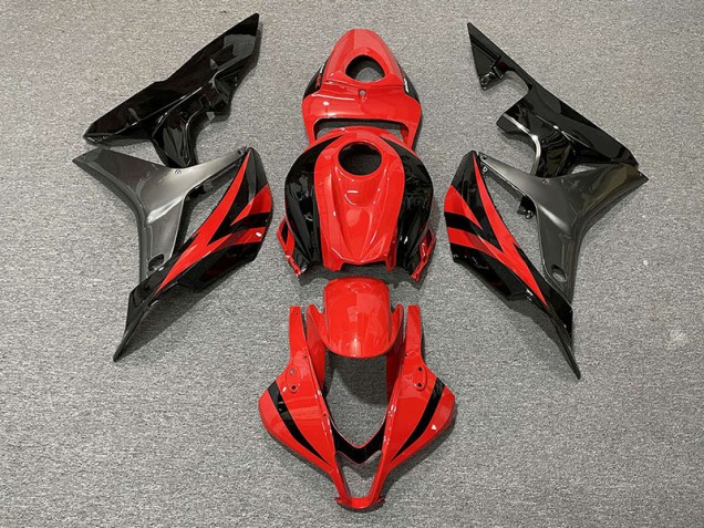 07-08 Red OEM Style & Grey CBR600RR Fairings 07-08 Red OEM Style & Grey CBR600RR Fairings