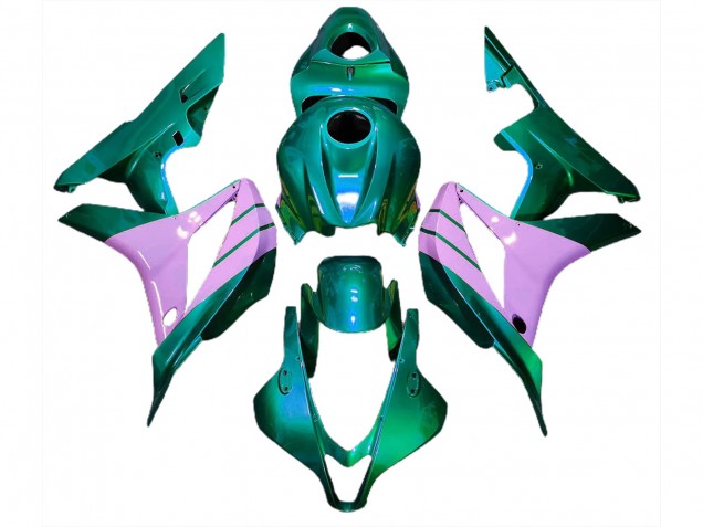 07-08 Turquoise and Pink CBR600RR Fairings 07-08 Turquoise and Pink CBR600RR Fairings