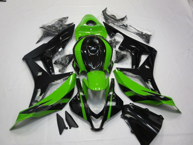 07-08 Vibrant Green and Black CBR600RR Fairings 07-08 Vibrant Green and Black CBR600RR Fairings
