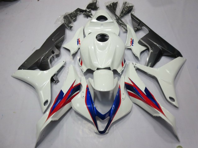 07-08 White HRC CBR600RR Fairings 07-08 White HRC CBR600RR Fairings