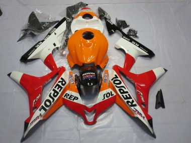 07-08 White Repsol CBR600RR Fairings