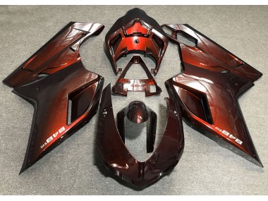 07-14 Deep Orange Ducati 848 1098 1198 Fairings