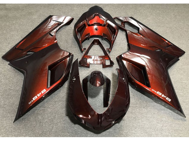 07-14 Deep Orange Ducati 848 1098 1198 Fairings 07-14 Deep Orange Ducati 848 1098 1198 Fairings