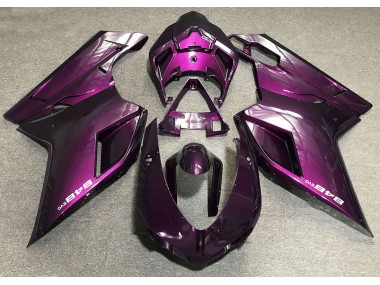 07-14 Deep Pink Ducati 848 1098 1198 Fairings