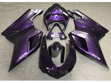 07-14 Deep Purple Ducati 848 1098 1198 Fairings