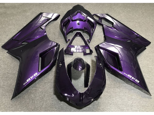 07-14 Deep Purple Ducati 848 1098 1198 Fairings 07-14 Deep Purple Ducati 848 1098 1198 Fairings