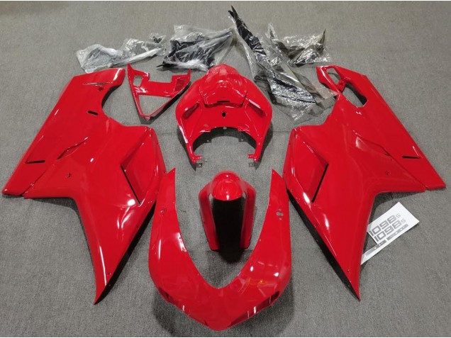 07-14 Plain Gloss Red Ducati 848 1098 1198 Fairings 07-14 Plain Gloss Red Ducati 848 1098 1198 Fairings